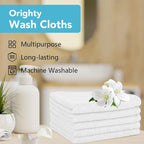 Orighty Wash Cloths Bulk Towels Set 200 Pack, Highly Absorbent and Soft Feel - Image 6