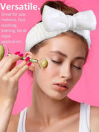 Huachi Skincare Headbands for Women Makeup Spa Headbands for Women Washing Face - Image 5
