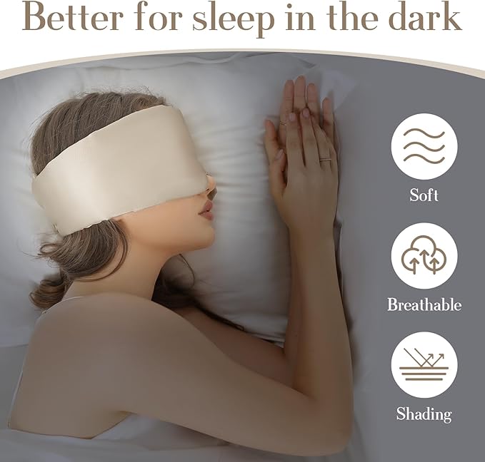 SECZIPE 100% Mulberry Silk Sleep Mask Eye Mask - Image 2