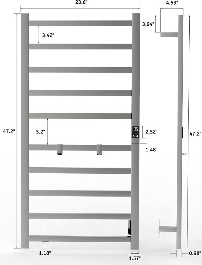 Topdattion Electric Towel Warmer | Super Thin | - Image 3