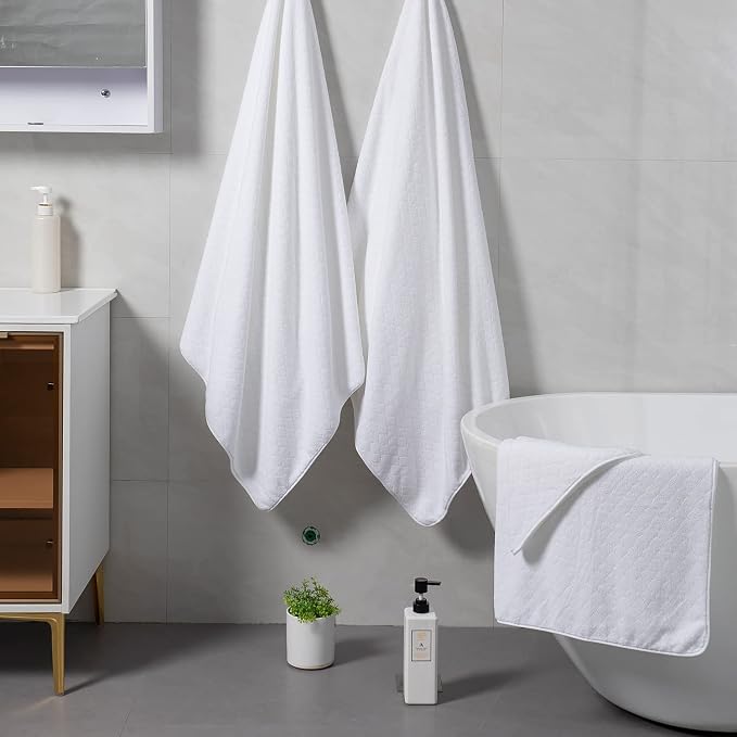 Ycosy 2 Pack Hand Towels Set 16"x31", Quick Dry Thick and Highly Absorbent Hand - Image 6