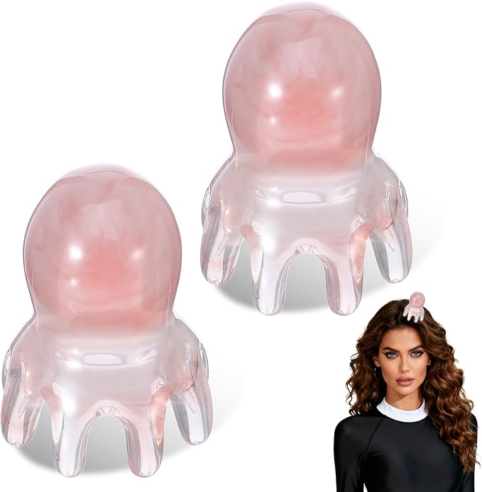 2 Pcs Head Massage Tools Cute Hair Massage Comb 8 Foot Acupuncture Points by Unknown