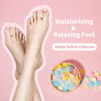 Pedicure Soap Flowers Foot Soak Petals, Rose Scented Bath Soap Sheets - Image 4