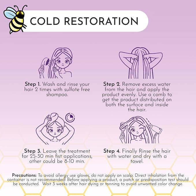 Japanese BTX Hair Mask for Damaged Hair B-TOX – Collagen & Keratin Treatment - Image 6
