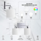 Bathroom Vanity Light Fixture Over Mirror - Image 3