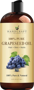Handcraft Blends Grapeseed Oil | 100% Pure and Natural | Bath & Body Oil | by HandcraftBlends