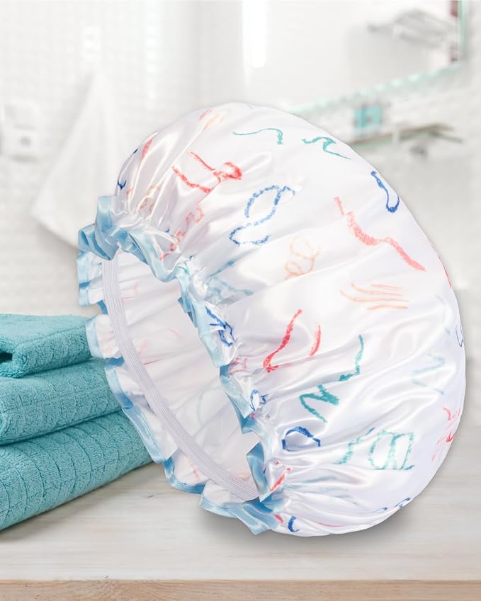 Aquior Shower Caps, Reusable Shower Cap - Image 3