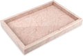 Marble Bathroom Vanity Tray, Natural Luxury Vanity Home Kitchen Bathroom Table by HESHIBI