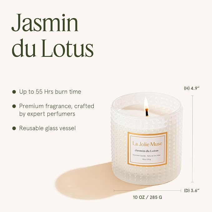 LA JOLIE MUSE Jasmine du Lotus Scented Candles - Image 5