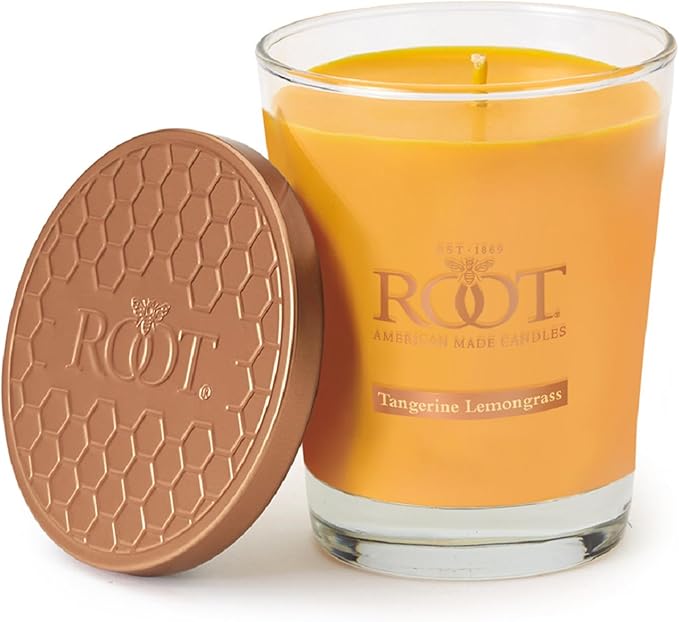 Root Candles Scented Candles Honeycomb Beeswax Blend Premium Handcrafted Candle by RootCandles