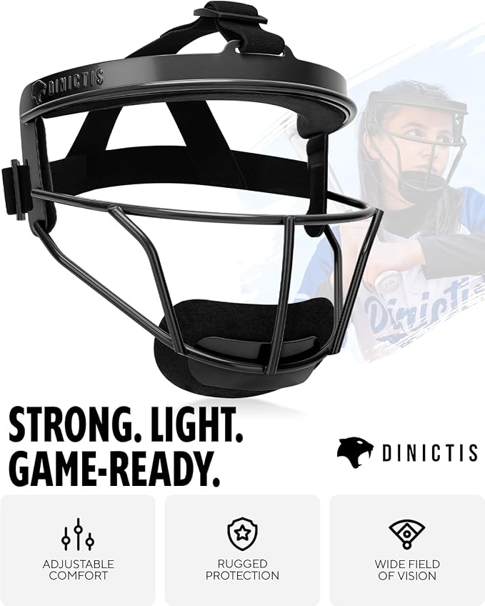 Dinictis Softball Face Mask, Lightweight, Comfortable, - Image 4