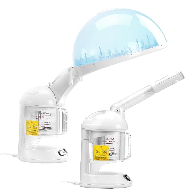 VEVOR Hair Steamer, 2 in 1 UV Ozone Hair & Facial Steamer by VEVOR