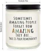 Craftique Gifts for Women, Birthday Gifts for Women- You're Amazing Candle- - Image 9
