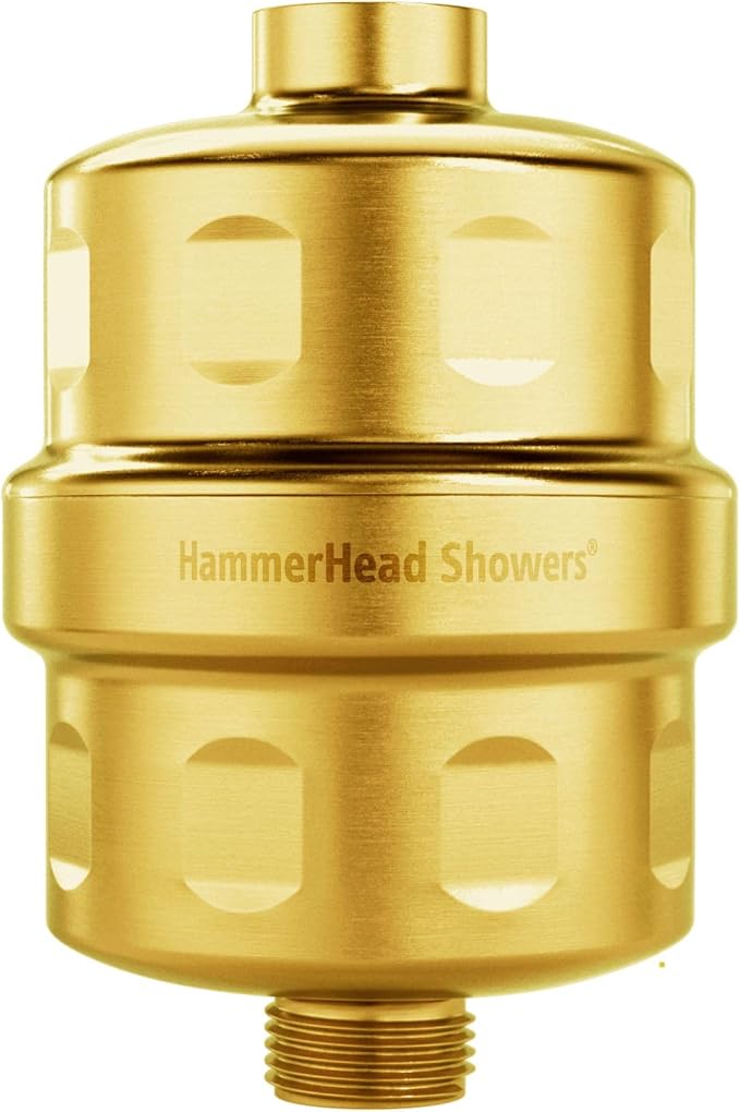 HammerHead Showers® Solid Metal Shower Head Filter – KDF 55 Shower Filter by HammerHeadShowers