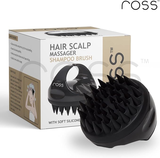 Ross Hair Scalp Massager Shampoo Brush - Image 3