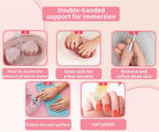 Silicone Hand Soaking Bowl for Nail Art & Manicures – Foldable, Dual Hand Spa - Image 4