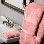 SUPERIOR Egyptian Cotton Pile 3 Piece Towel Set, Includes 1 Bath, 1 Hand - Image 7