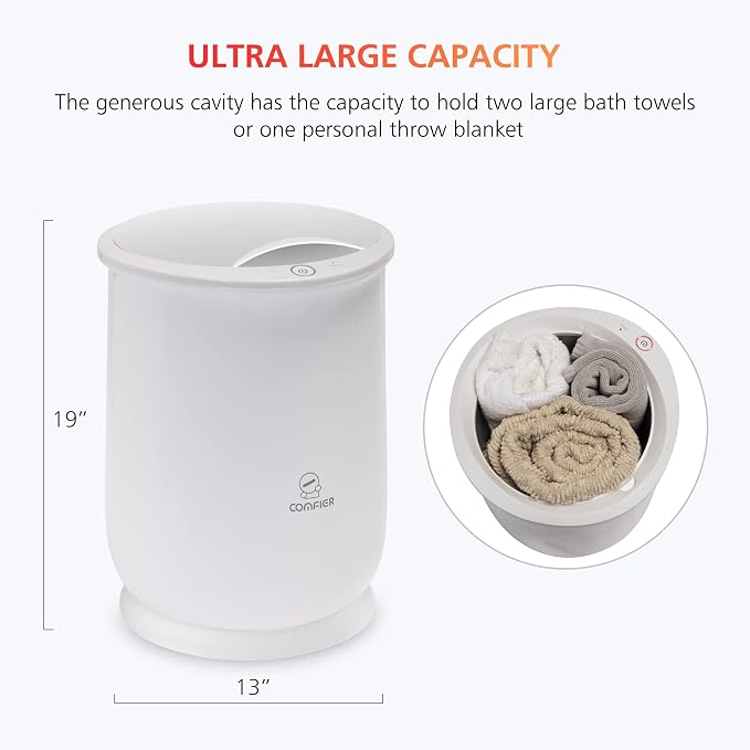 COMFIER Hot Towel Warmers for Bathroom, Gifts for Dad, Large Towel Warmer - Image 4