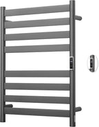 Heated Wall Mounted Electric Towel Warmer Rack, Timer & Temperature Control by BLARALA
