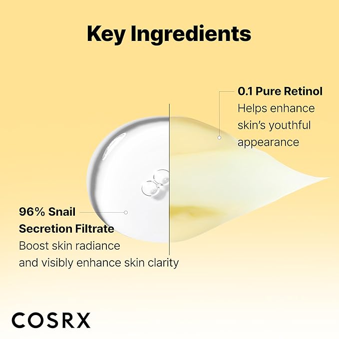 COSRX Snail 96% Mucin Power Essence 2ea & Retinol 0.1% Cream Mini Sample 1ea - Image 4