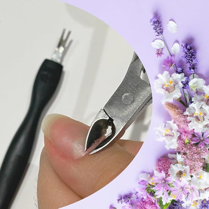 Nail Cuticle Trimmer with Cuticle Pusher Tool. Cuticle Nippers Professional and - Image 3