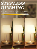Kakanuo Champagne Gold Shower Lamp Waterproof, Rechargeable Cordless Lamp - Image 2