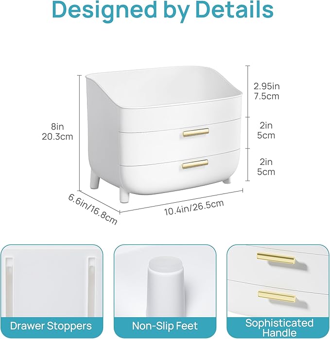 Vtopmart 3-Tier Skincare Makeup Organizer - Image 2