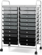 Giantex 20 Drawers Rolling Cart, Mobile Storage Drawer Cart, Classroom - Image 4