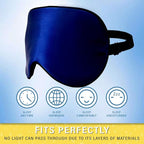 Silk Sleep Eye Mask for Men Women, Comfortable Super Soft Eye Mask - Image 3