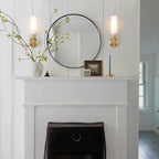 Gold Bathroom Wall Sconces Set of 2, Modern Sconces Wall Lighting Vanity Light - Image 3