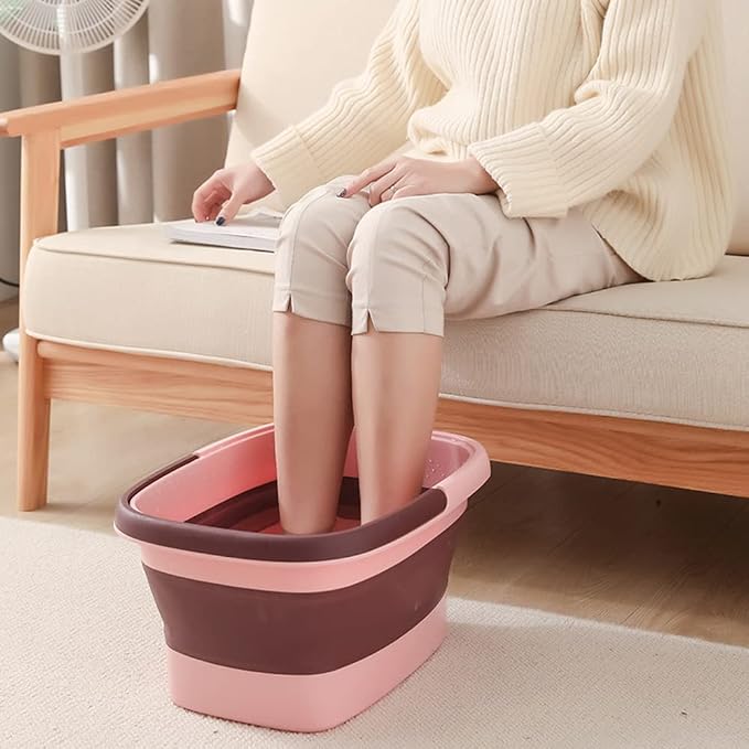 Foot Bath Collapsible Foot Soak Tub, Beinilai Collapsible Foot Bath Basin - Image 8
