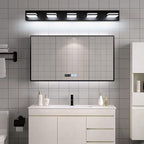 SineRise LED Modern Bathroom Vanity Light Fixtures, Matte Black Modern Acrylic - Image 5