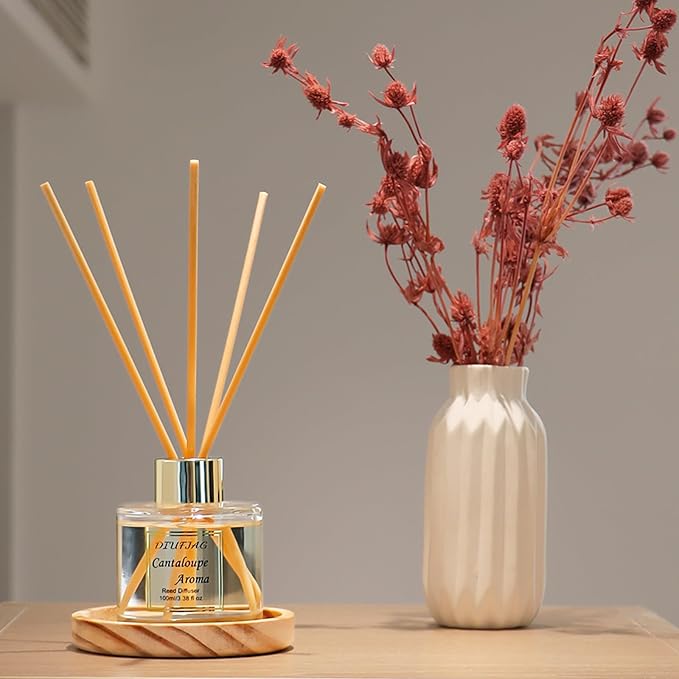 100ml Scent Diffuser with 6 Fiber Sticks, 3.5 oz Reed Diffuser Set Aromatherapy - Image 3