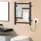 Towel Warmer Black Heated Towel Rack by VOKIM
