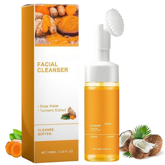 Turmeric Foaming Face Wash, Deep Cleansing Exfoliating Glow Wash Turmeric by Unknown