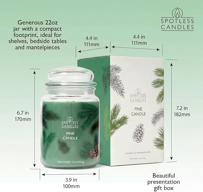 Pine Candle 22oz - Image 3