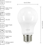 Linkind A19 LED Light Bulbs Dimmable, 40W Equivalent, E26 Base, 5000K Daylight - Image 2
