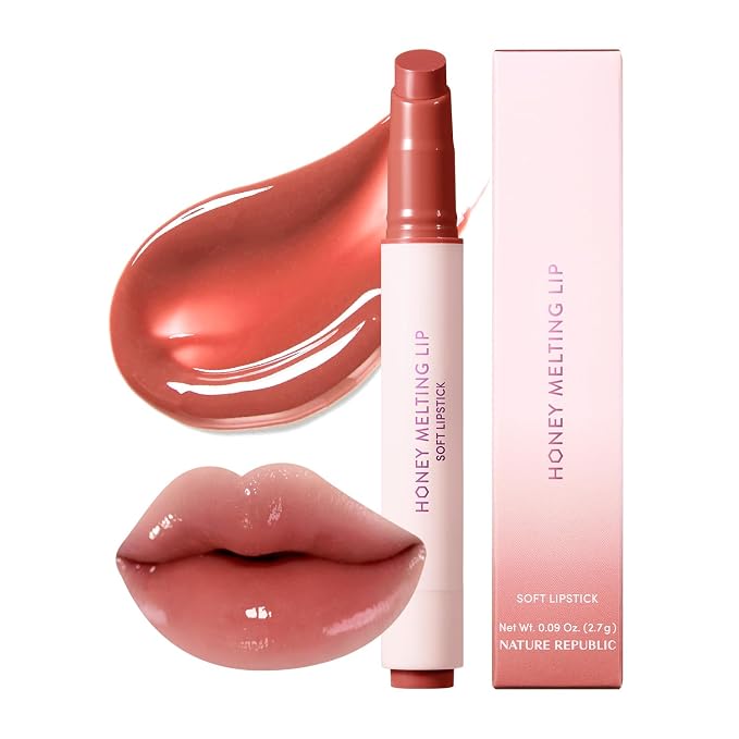 Nature Republic HONEY MELTING LIP SOFT LIP STICK, Hydrating Gloss, Moisturizing by NATUREREPUBLIC