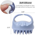 Silicone Hair Scalp Massager Shampoo Brush Scalp Scrubber Hair Washing Brush - Image 2