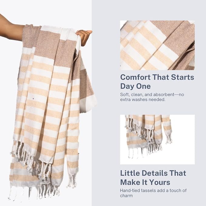 Cotton Turkish Beach Towel - Image 5