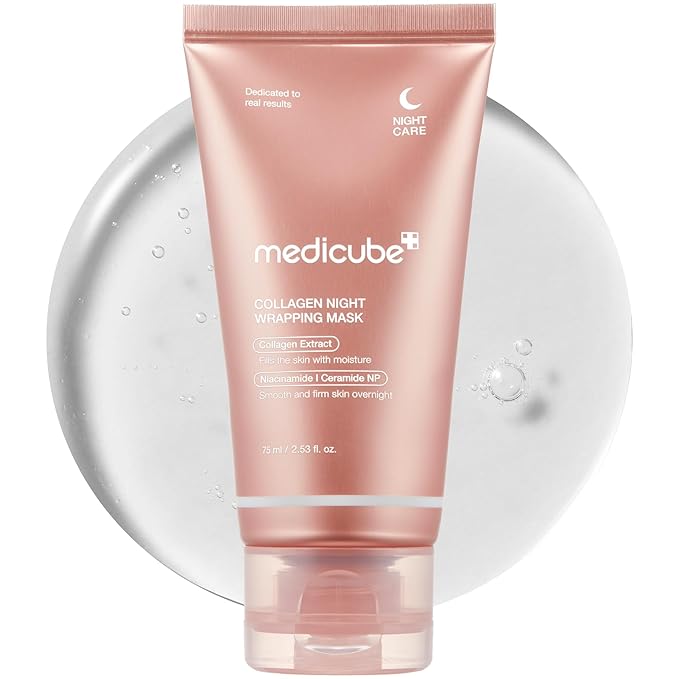 medicube Wrapping Mask Collagen Overnight Peel Off Facial Mask | Elasticity & by medicube
