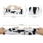 WHAVEL 3PCS Cute Spa Headband Cow Ears Headband - Image 6