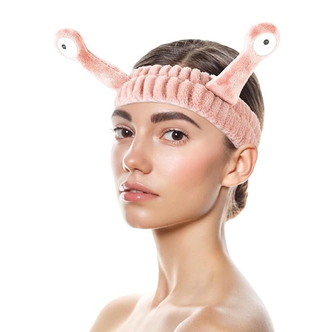 WLLHYF Spa Headband Facial Makeup Head Band Microfiber Soft Coral Fleece Head - Image 9