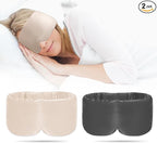 2pcs 100% Handmade Bamboo Sleeping Eye Mask by iCooBreeze