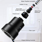 Filtered Shower Head, 3 Modes High Pressure Shower Head - Image 7