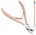 Professional Cuticle Cutter & Pusher Trimmer Manicure Tools by BOXGROVEBEAUTY