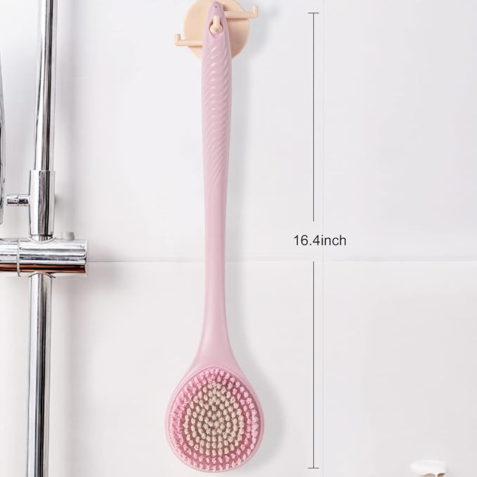 BEDELITE Back Scrubber for Shower, Soft Bath Brush Long Handle for Men & Women - Image 6