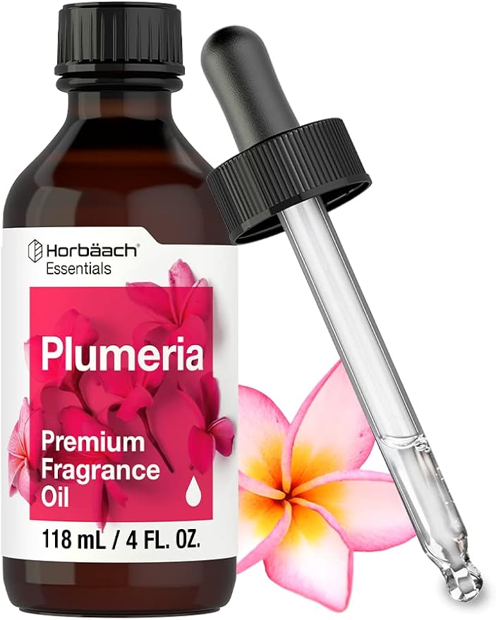 Horbäach Plumeria Fragrance Oil | 4 fl oz | Premium Grade | by HORBAACH