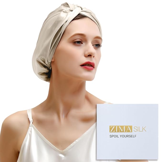 ZIMASILK 100% 22 Momme Mulberry Silk Bonnet - Image 9