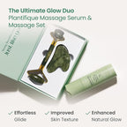 PLANTIFIQUE Jade Roller & Gua Sha Set – Real Jade Facial Tools - Image 3